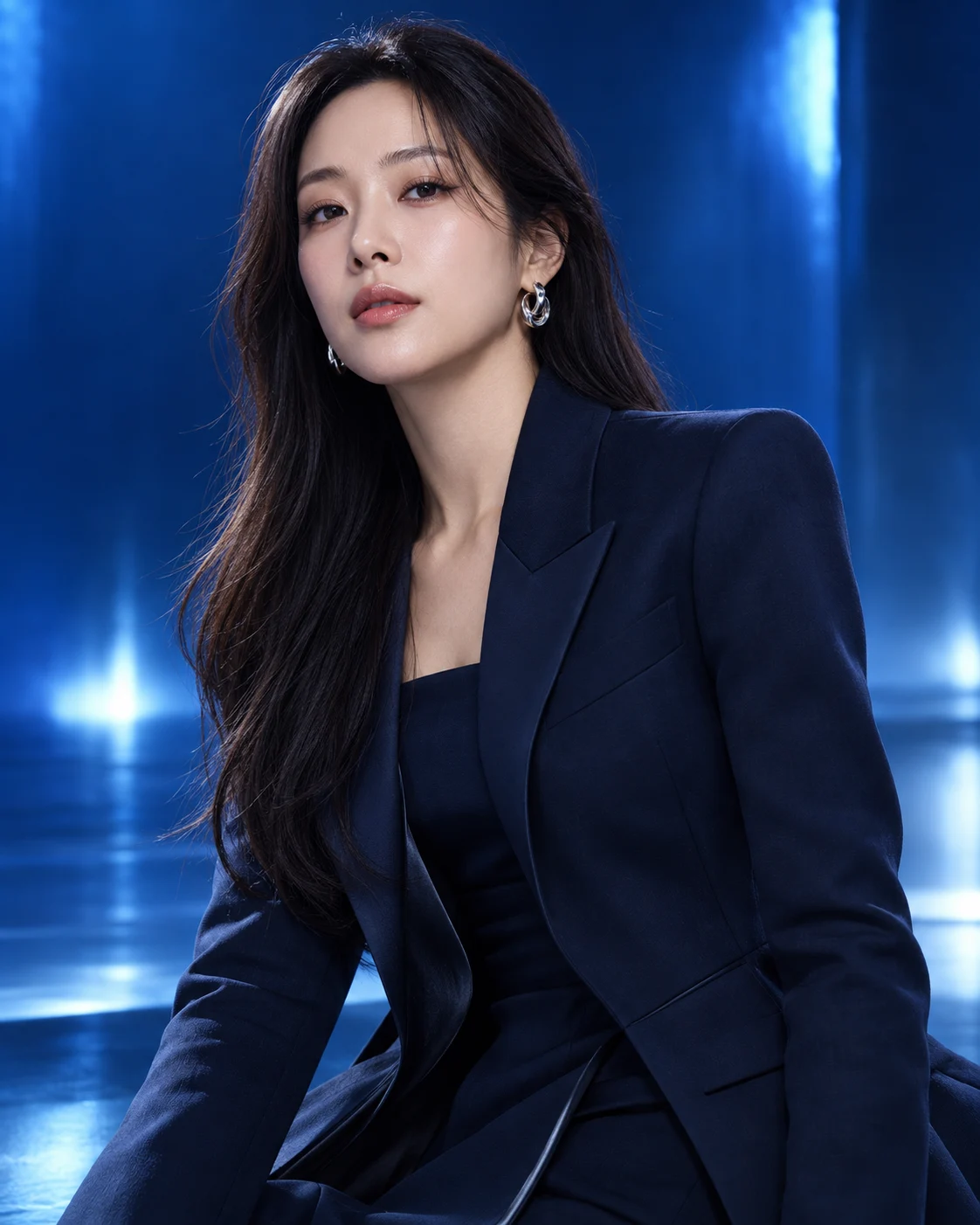 가상의 성인 여성 패션 모델 AI 화보